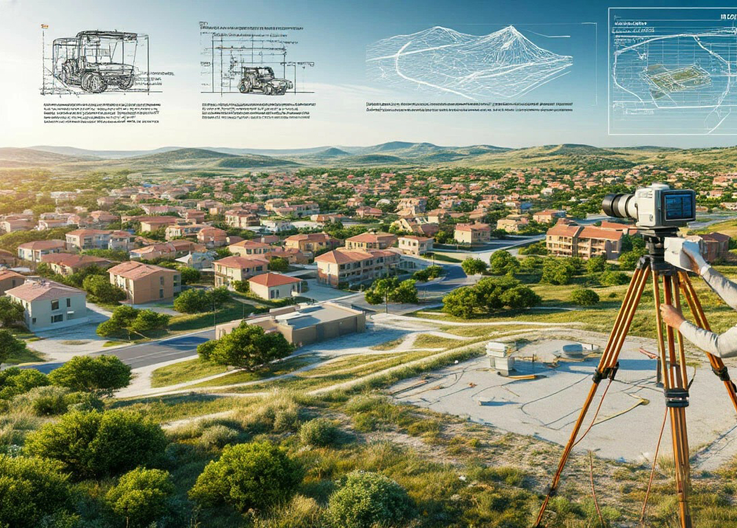 Геоподоснова земельного участка с топографическим планом и инженерными коммуникациями
