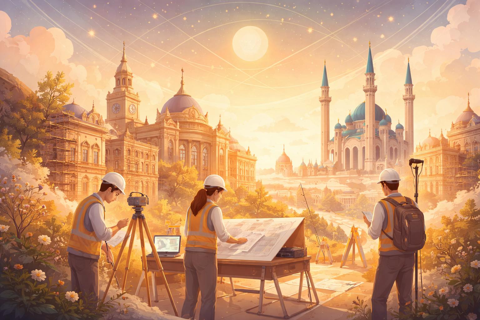 геодезические изыскания для реконструкции зданий в историческом центре Казани
